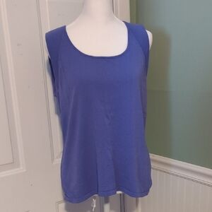 Jones New York Collection Large Lilac Purple Sleeveless Tank Layer Look L